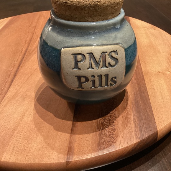 Tumbleweed pottery PMS Pills cork jar - Picture 8 of 9